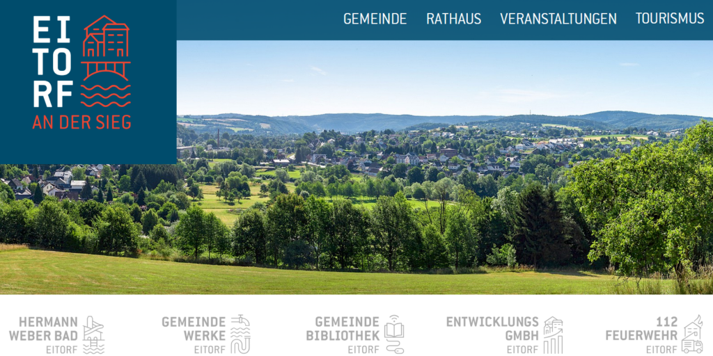 Website Gemeinde Eitorf